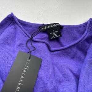 Sofia Cashmere - purple sweater